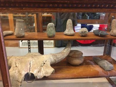Buffalo Skull, rock tools
